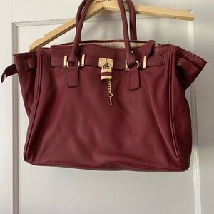 ALDO OXBLOOD OVERSIZED BAG